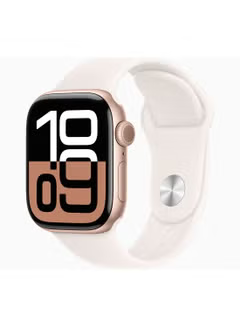 Watch Series 10 GPS 42mm Rose Gold Aluminium Case With Light Blush Sport Band